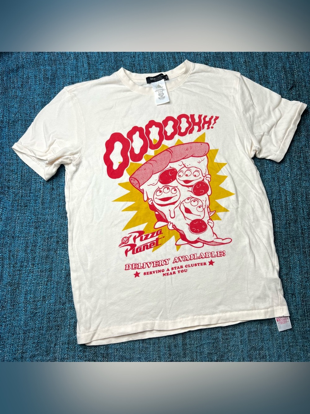Disney x Junk Food Pizza Planet Alien T-Shirt from Toy Story Women's Size Medium